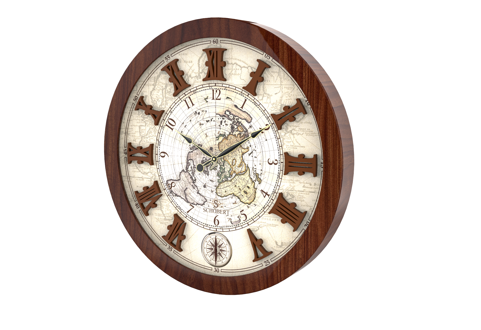 ساعت دیواری شوبرت مدل دینو 6116